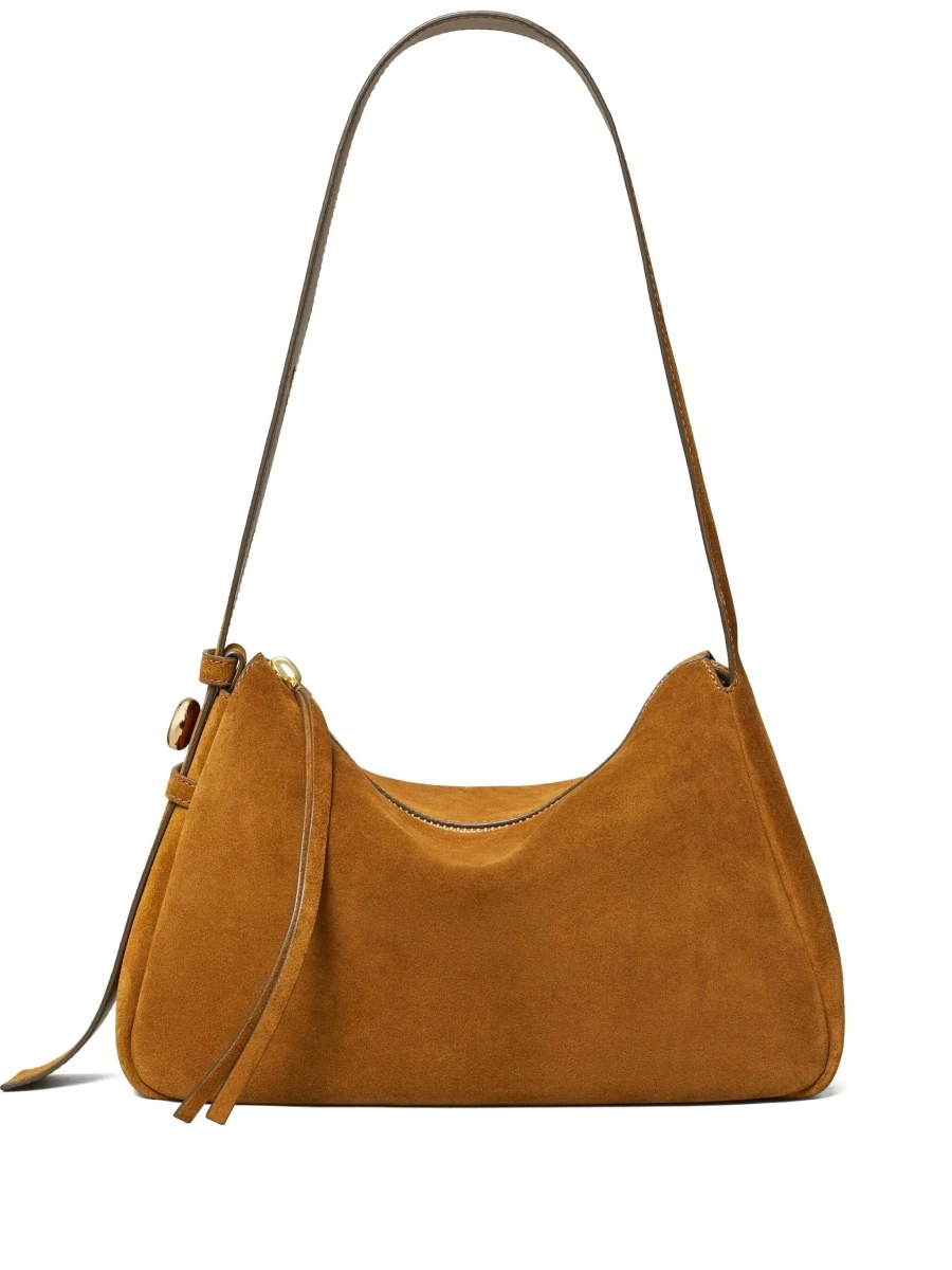 Geanta de umar Tory Burch maro din piele 'Romy' - Img 8