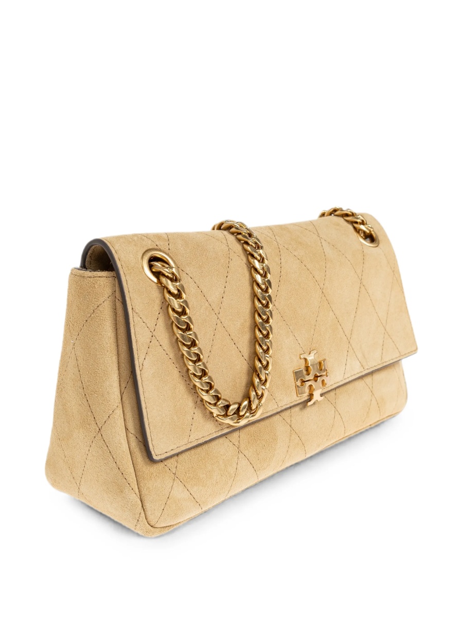Geanta de umar Tory Burch neutra din piele intoarsa - Img 3