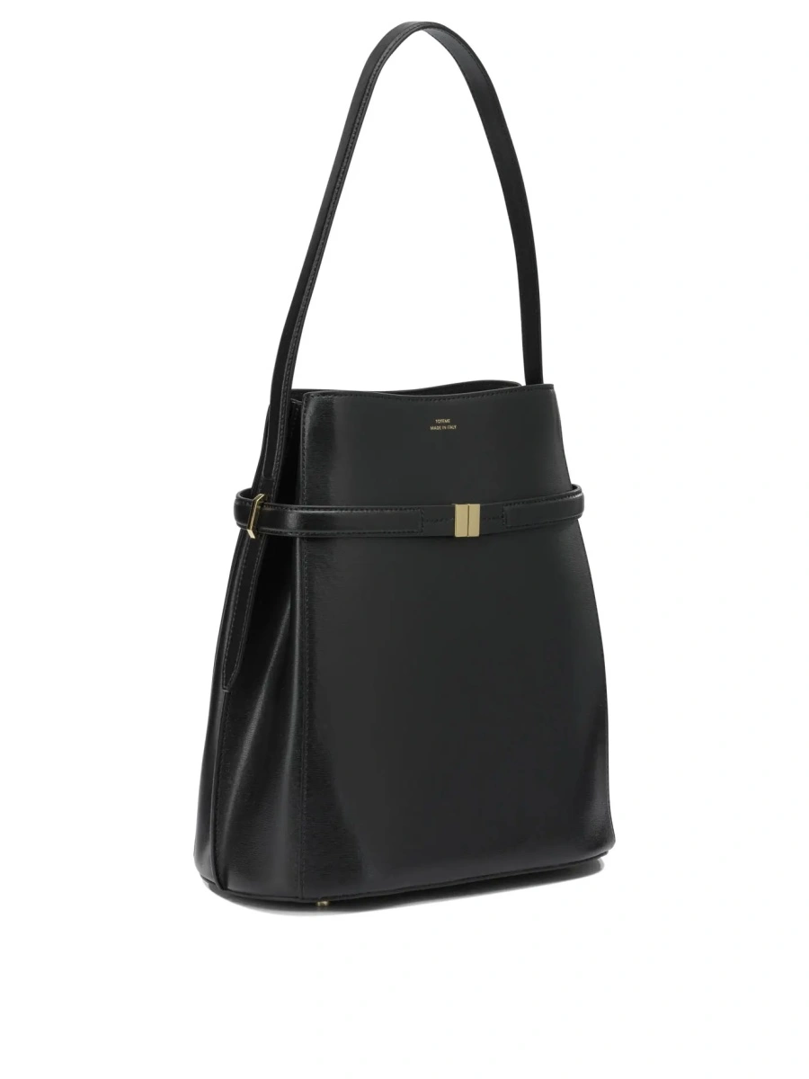 Geanta de umar TOTÊME Small leather shoulder bag - Img 2