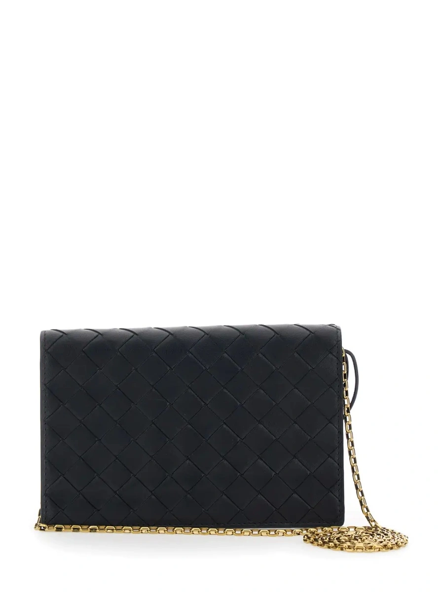 Geanta mini Bottega Veneta 'Andiamo' neagra din piele - Img 2