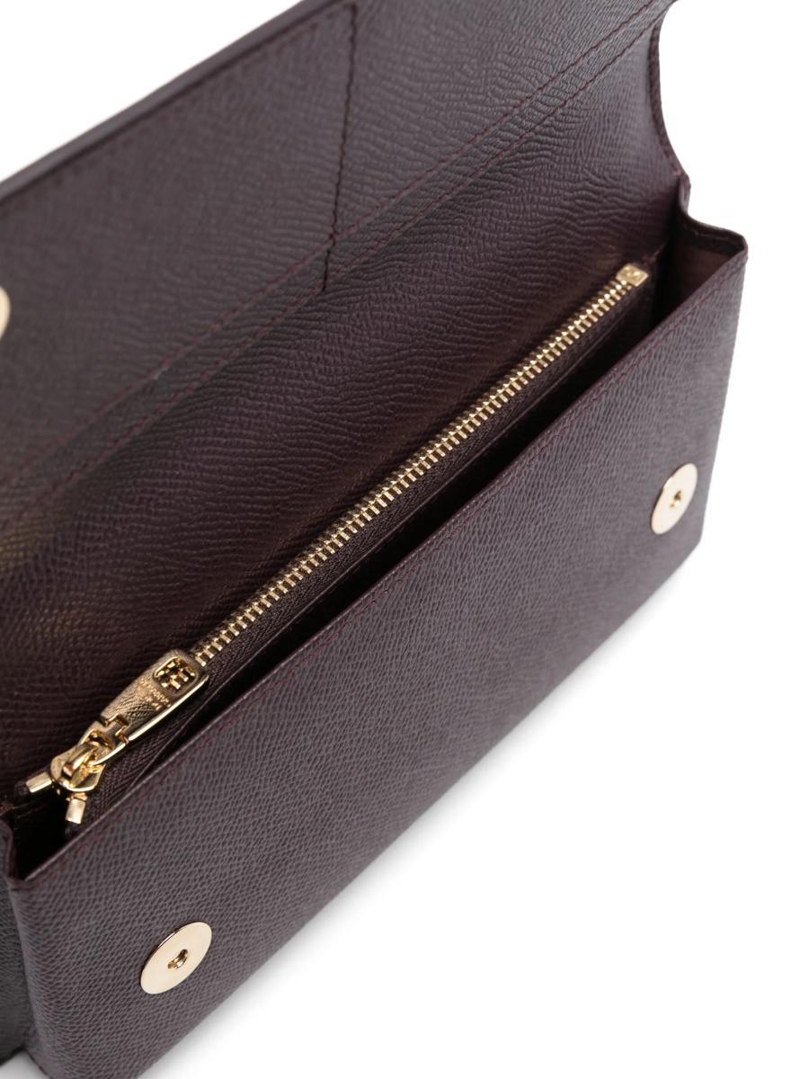 Geanta mini Dolce &amp; Gabbana violet din piele - Img 5