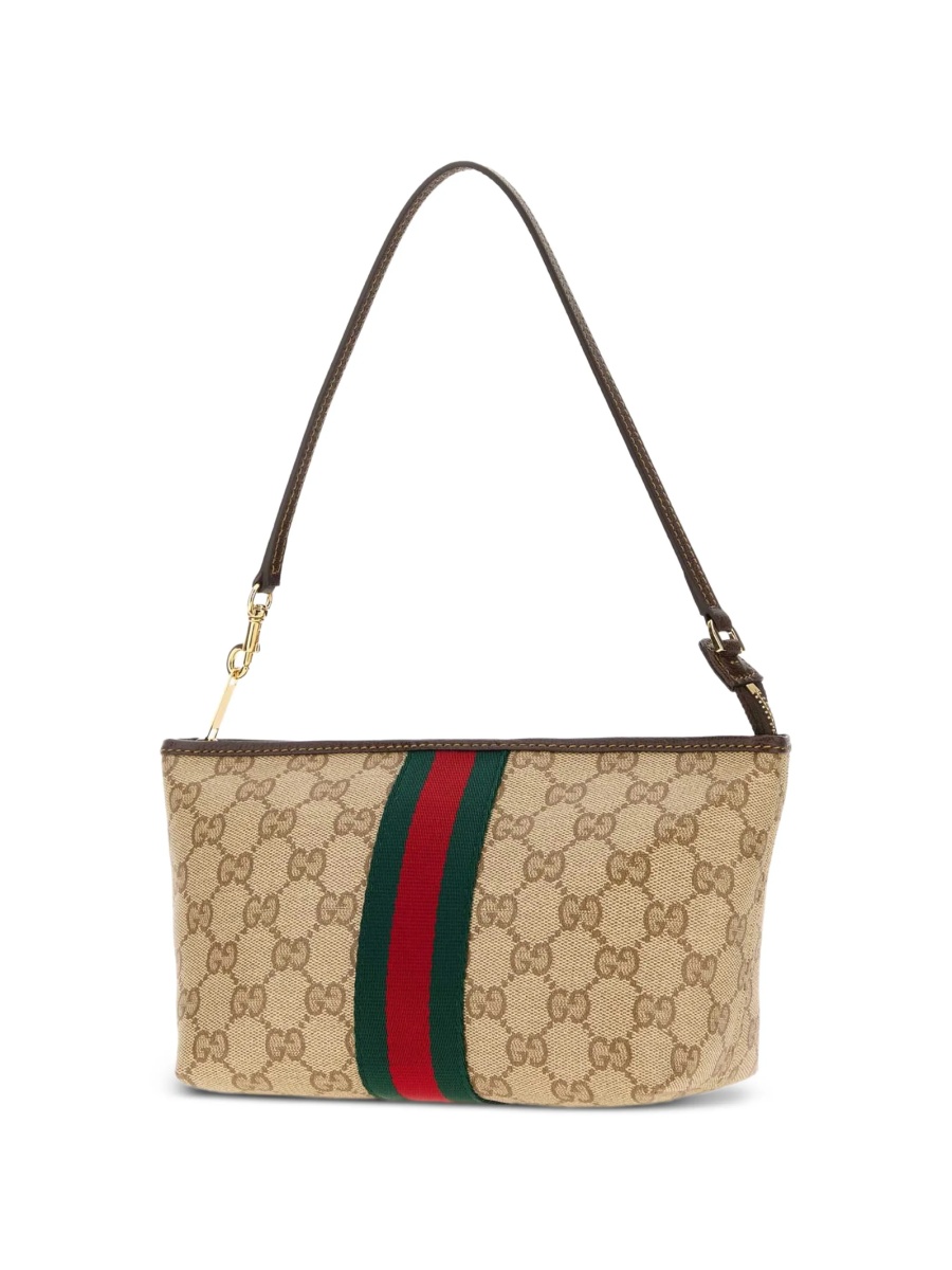 Geanta plic Gucci neutra din material textil - Img 3