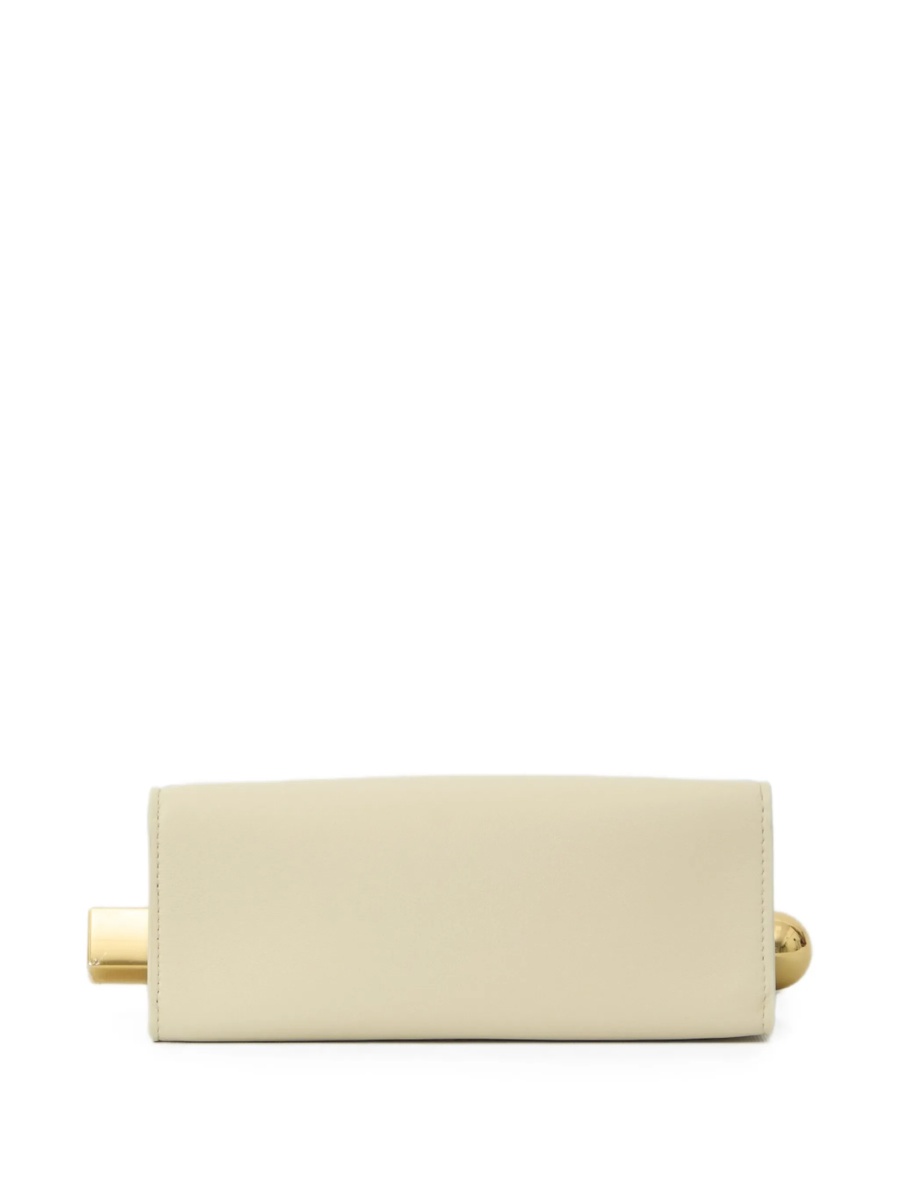 Geanta plic JACQUEMUS Rond Carré neutra din piele - Img 3