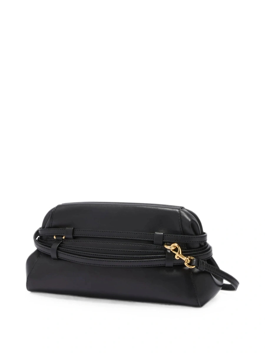 Geanta plic Moschino neagra din piele - Img 2