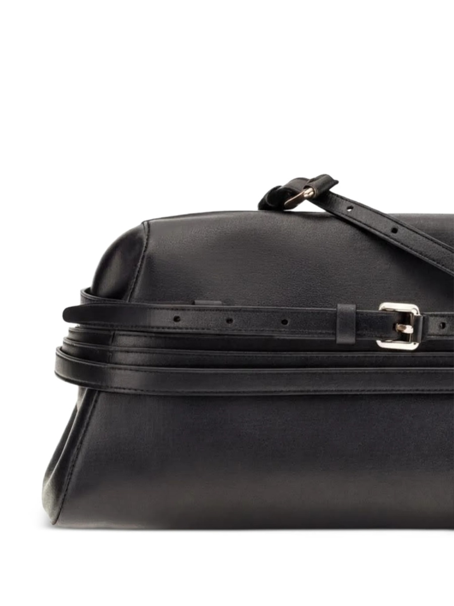 Geanta plic Moschino neagra din piele - Img 4