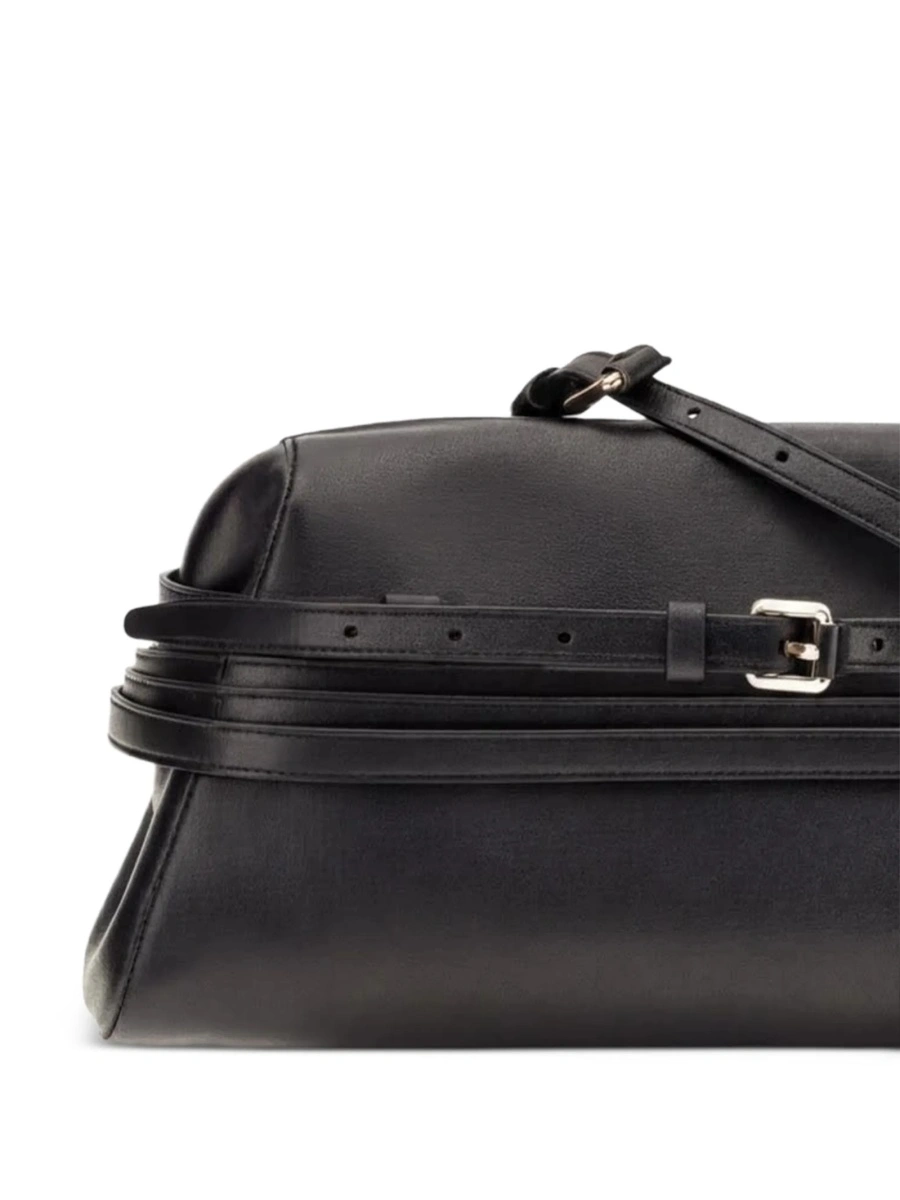 Geanta plic Moschino neagra din piele - Img 4