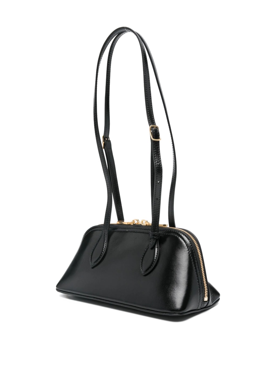 Geanta tip postas Bally neagra din piele - Img 3