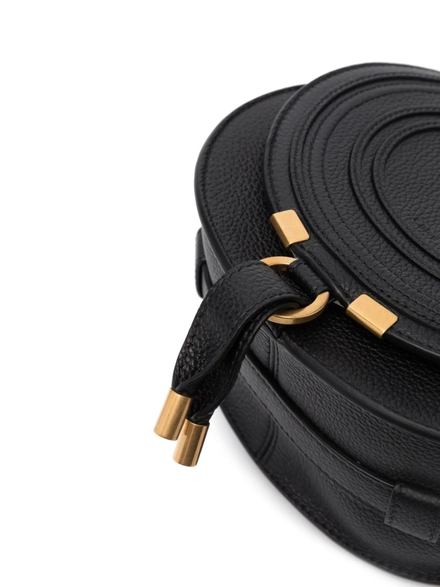 Geanta tip postas Chloe marcie neagra din piele - Img 4
