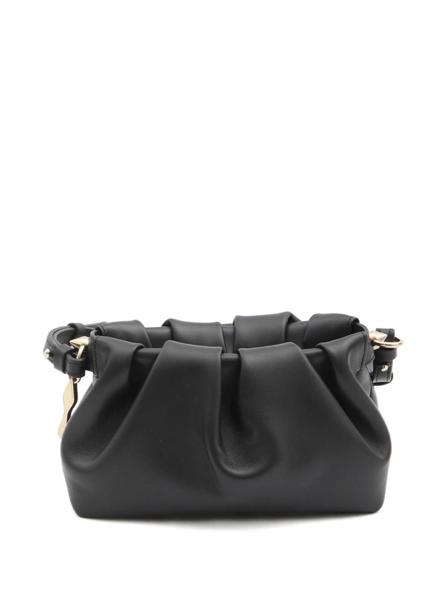 Geanta tip postas Christian Louboutin neagra din piele - Img 2
