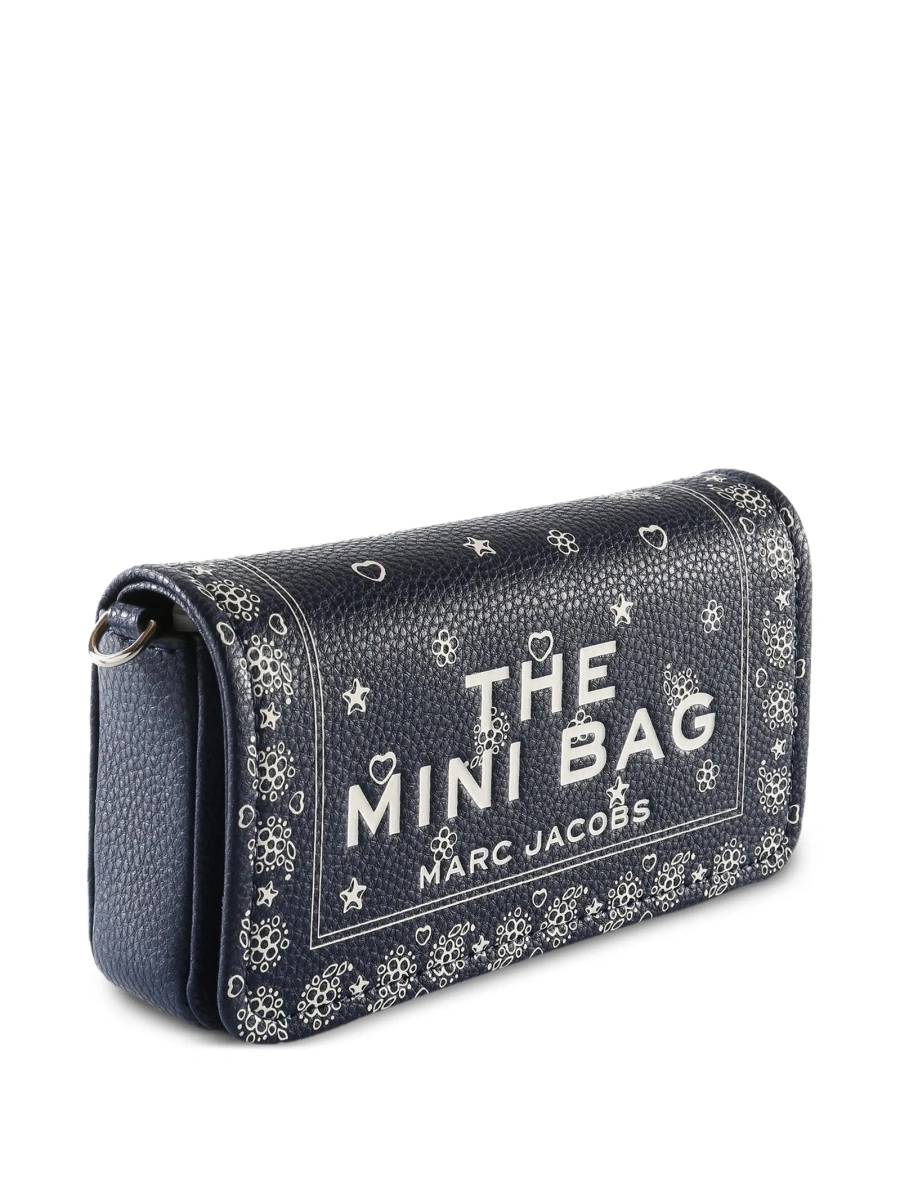 Geanta tip postas Marc Jacobs albastra din poliuretan si piele - Img 3