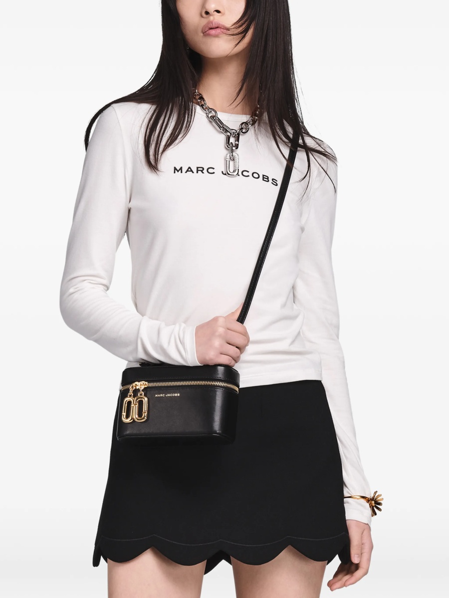 Geanta tip postas Marc Jacobs neagra din piele - Img 2