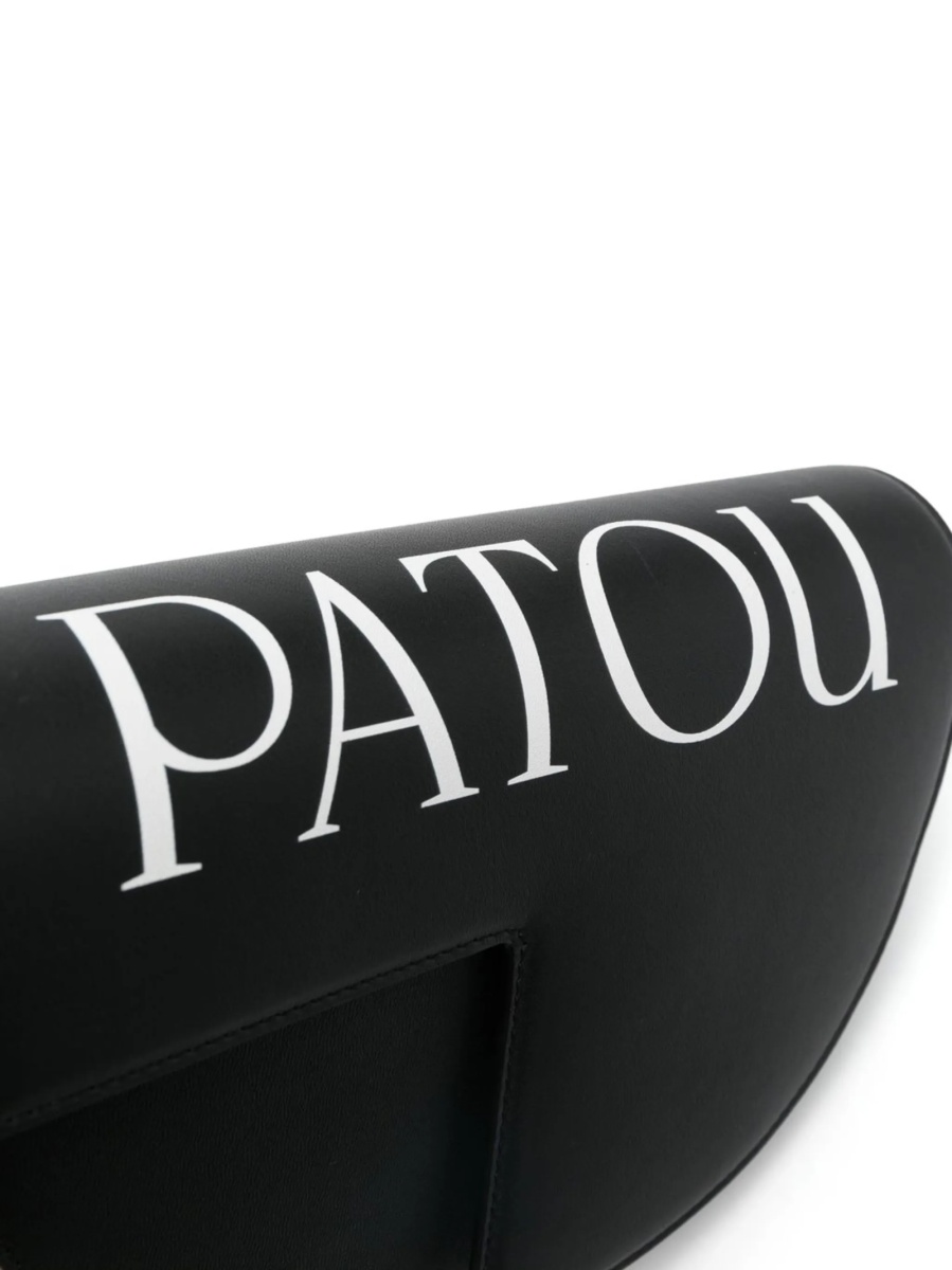 Geanta tip postas Patou neagra din piele - Img 4