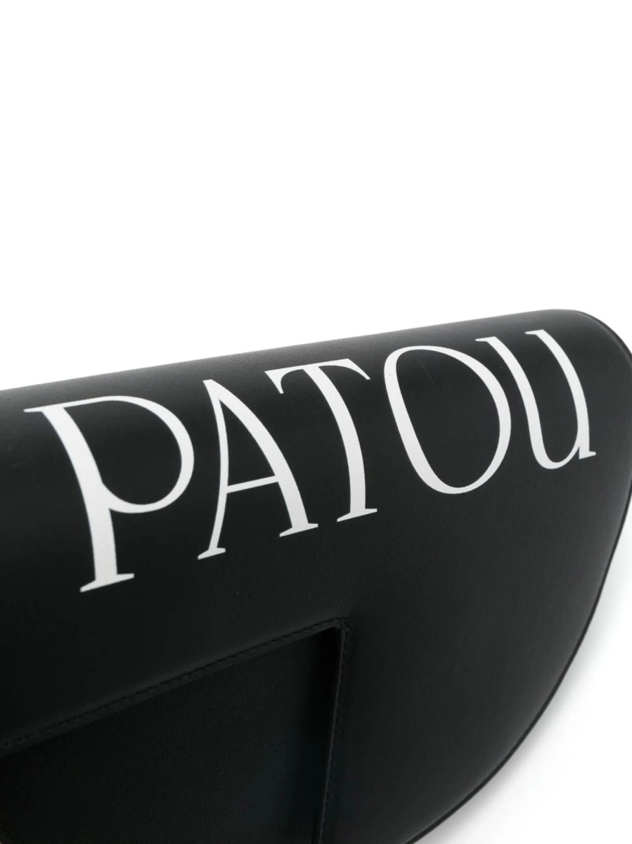 Geanta tip postas Patou neagra din piele - Img 4