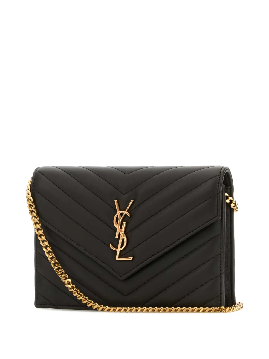 Geanta tip postas Saint Laurent maro din piele - Img 3