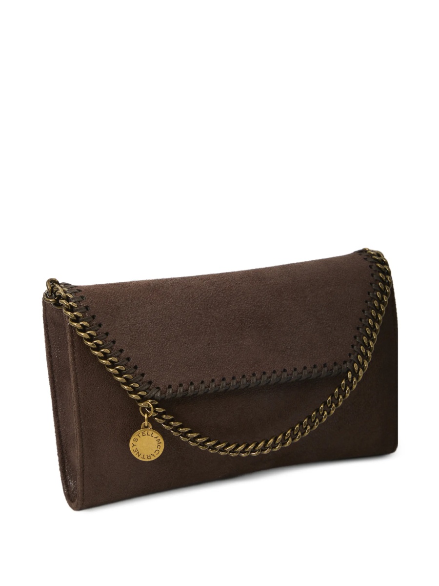 Geanta tip postas Stella McCartney falabella maro din piele eco - Img 3