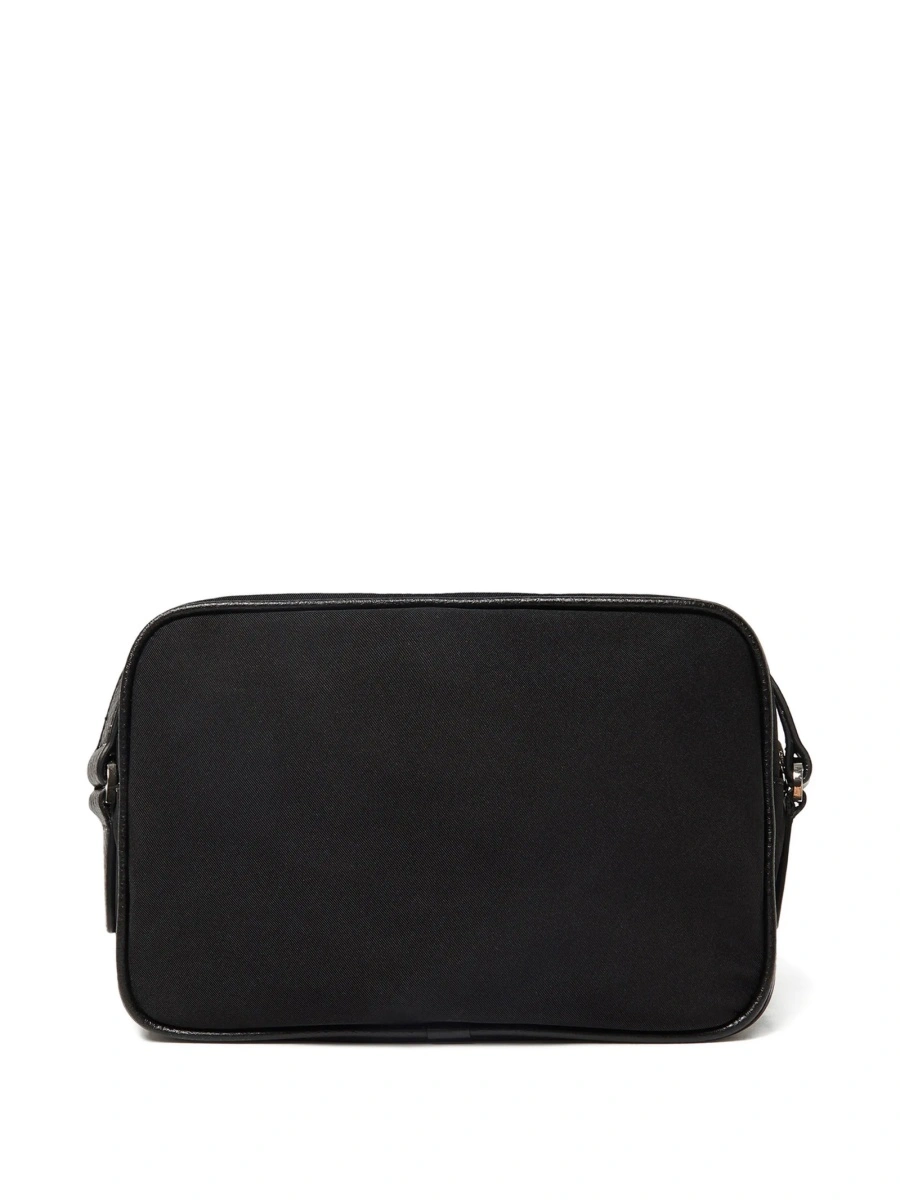 Geanta tip postas Stella McCartney neagra din poliamida - Img 3
