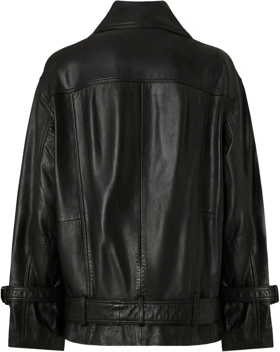 Geci Leather biker Jacket - Img 4