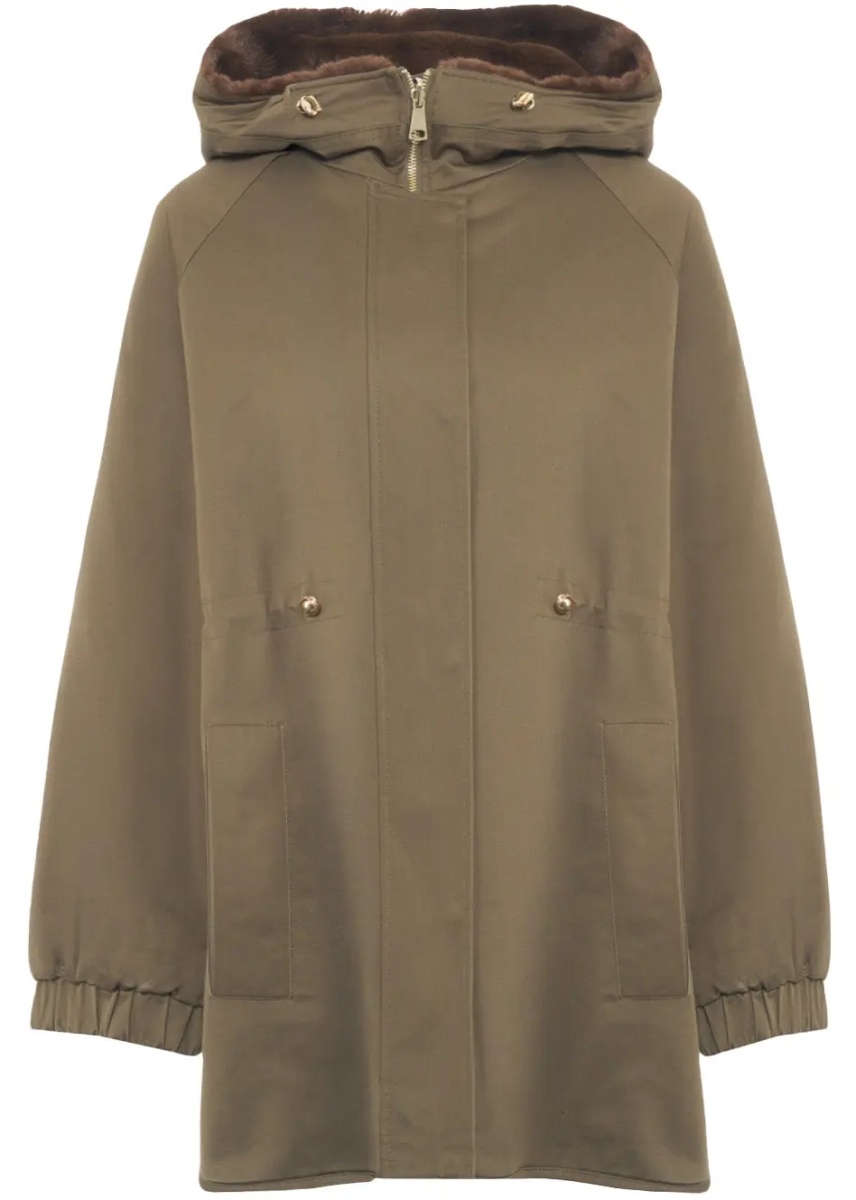 Geci Parka with drawstring at the waist - Img 2