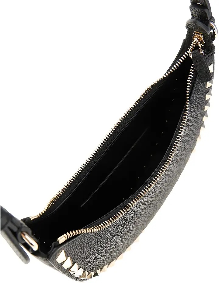Genti Grain leather mini 'Rockstud' hobo bag - Img 3