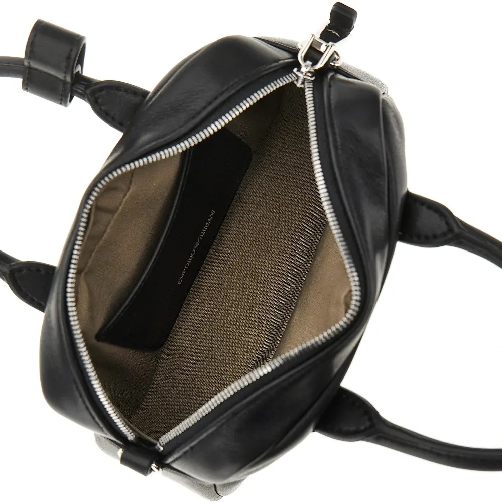 Genti Nappa leather mini bowling bag - Img 3