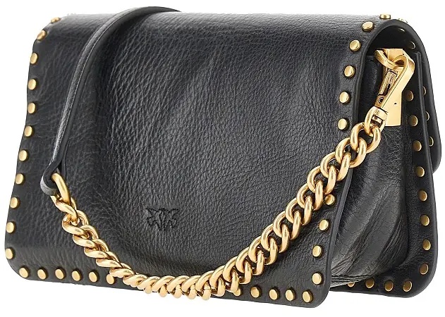 Genti Small 'Love One Slouchy' bag with studs - Img 2