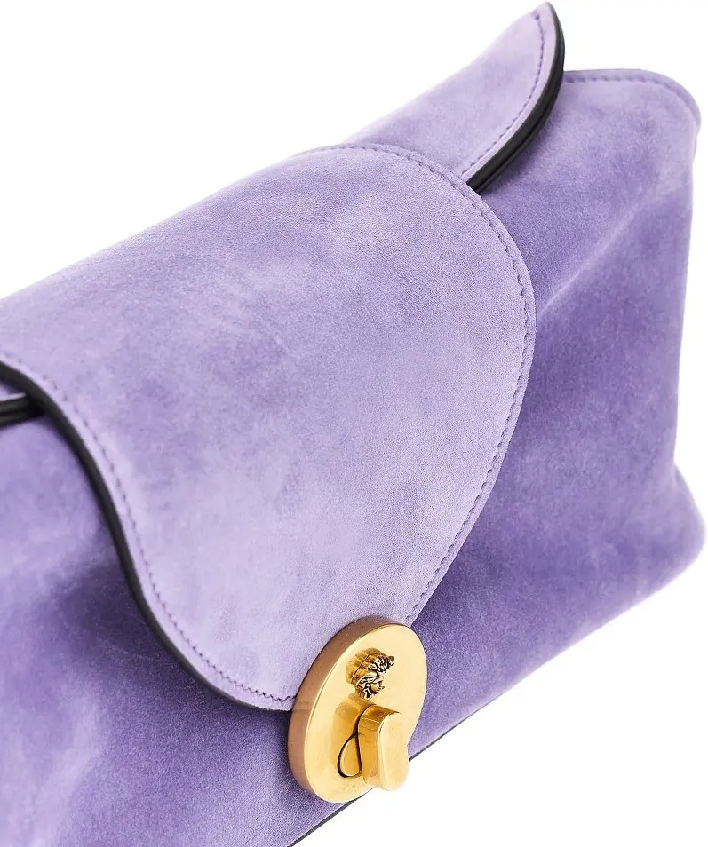 Genti Suede leather 'Vivian' clutch - Img 4