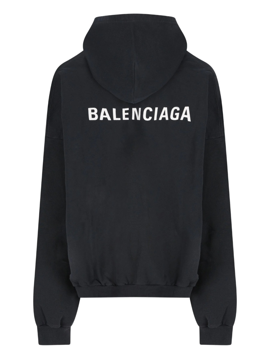 Hanorac Balenciaga negru - Img 2
