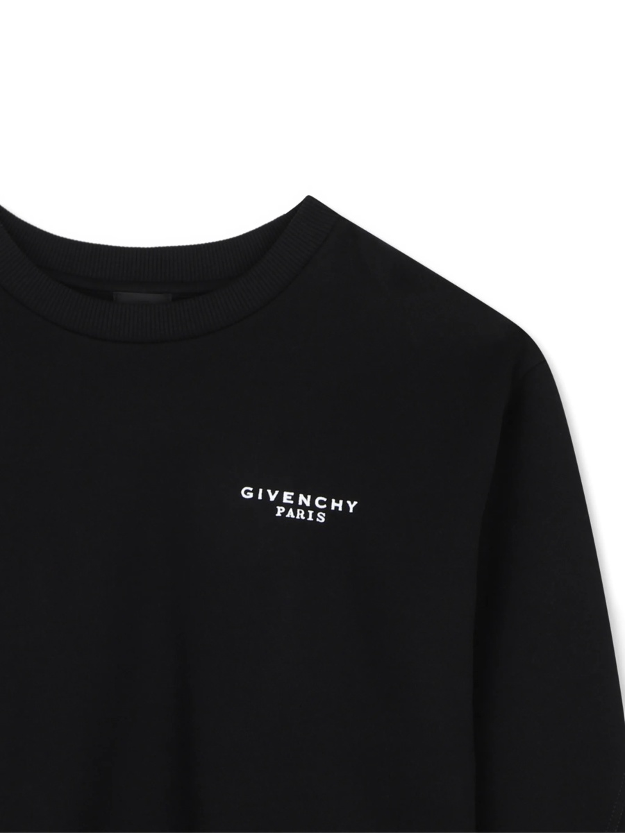 Hanorac Givenchy negru din bumbac organic - Img 3