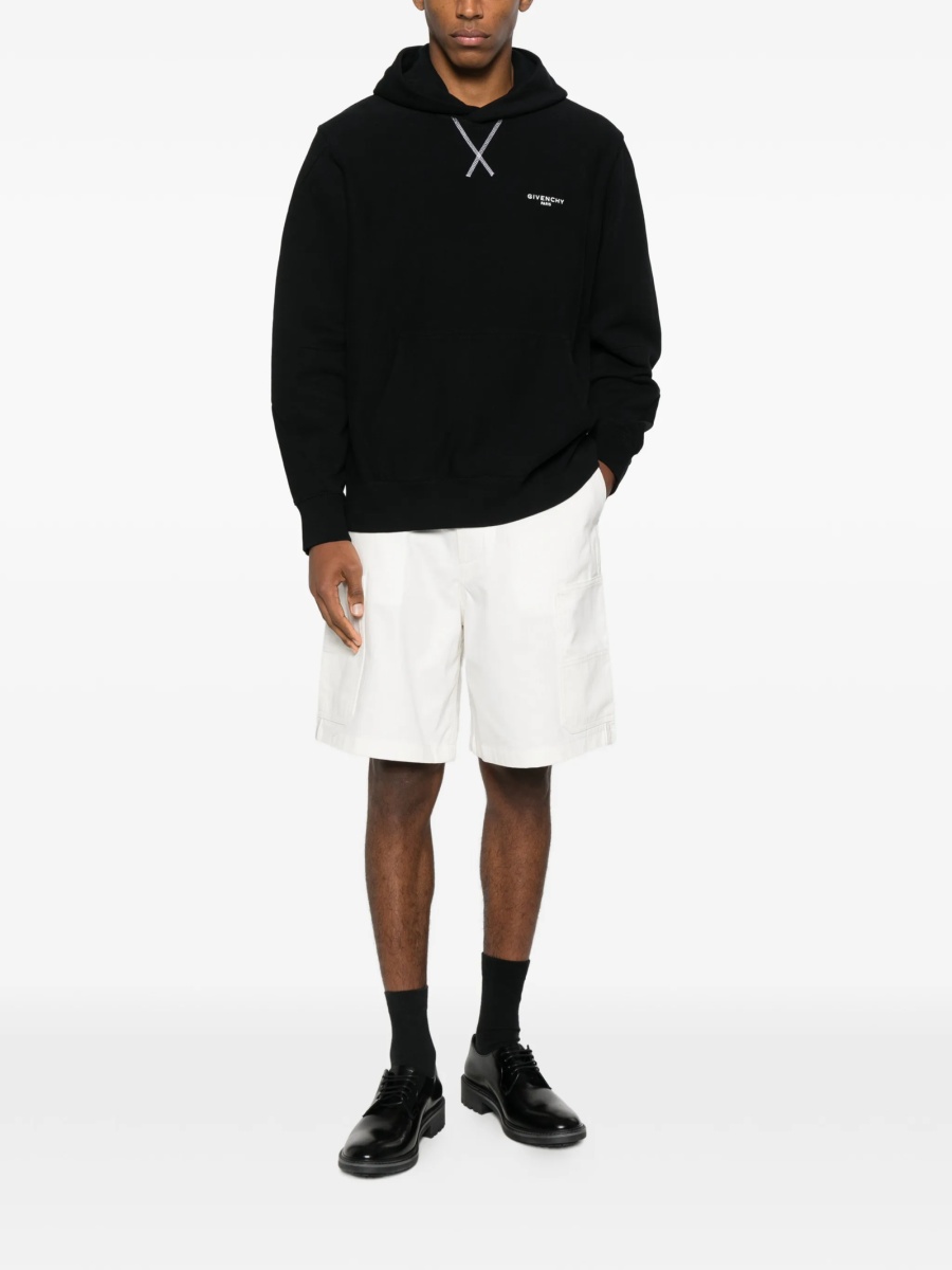Hanorac Givenchy negru din bumbac - Img 2
