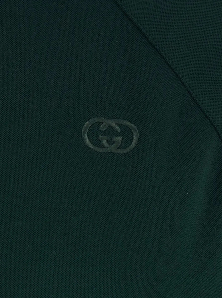 Hanorac Gucci verde din tesatura tehnica - Img 3