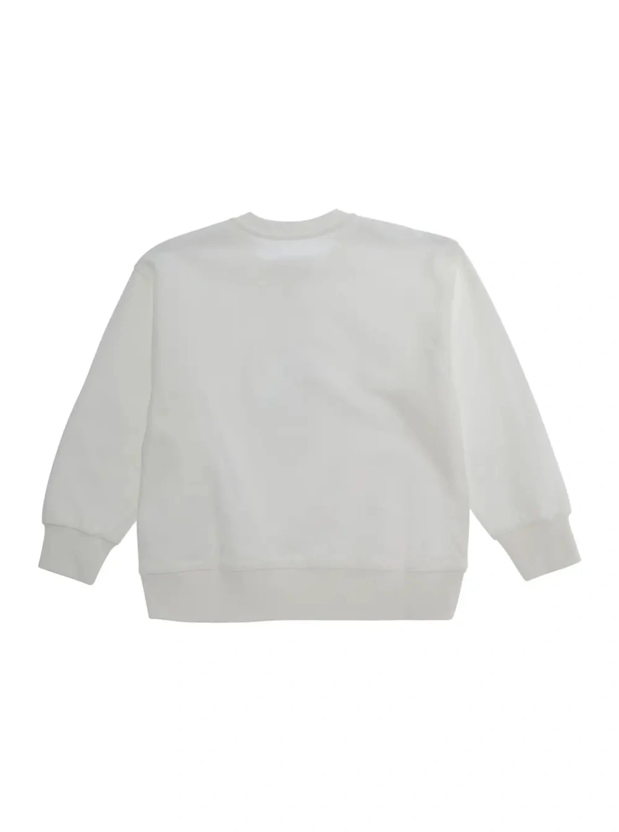 Hanorac MM6 MAISON MARGIELA KIDS alb din bumbac - Img 2