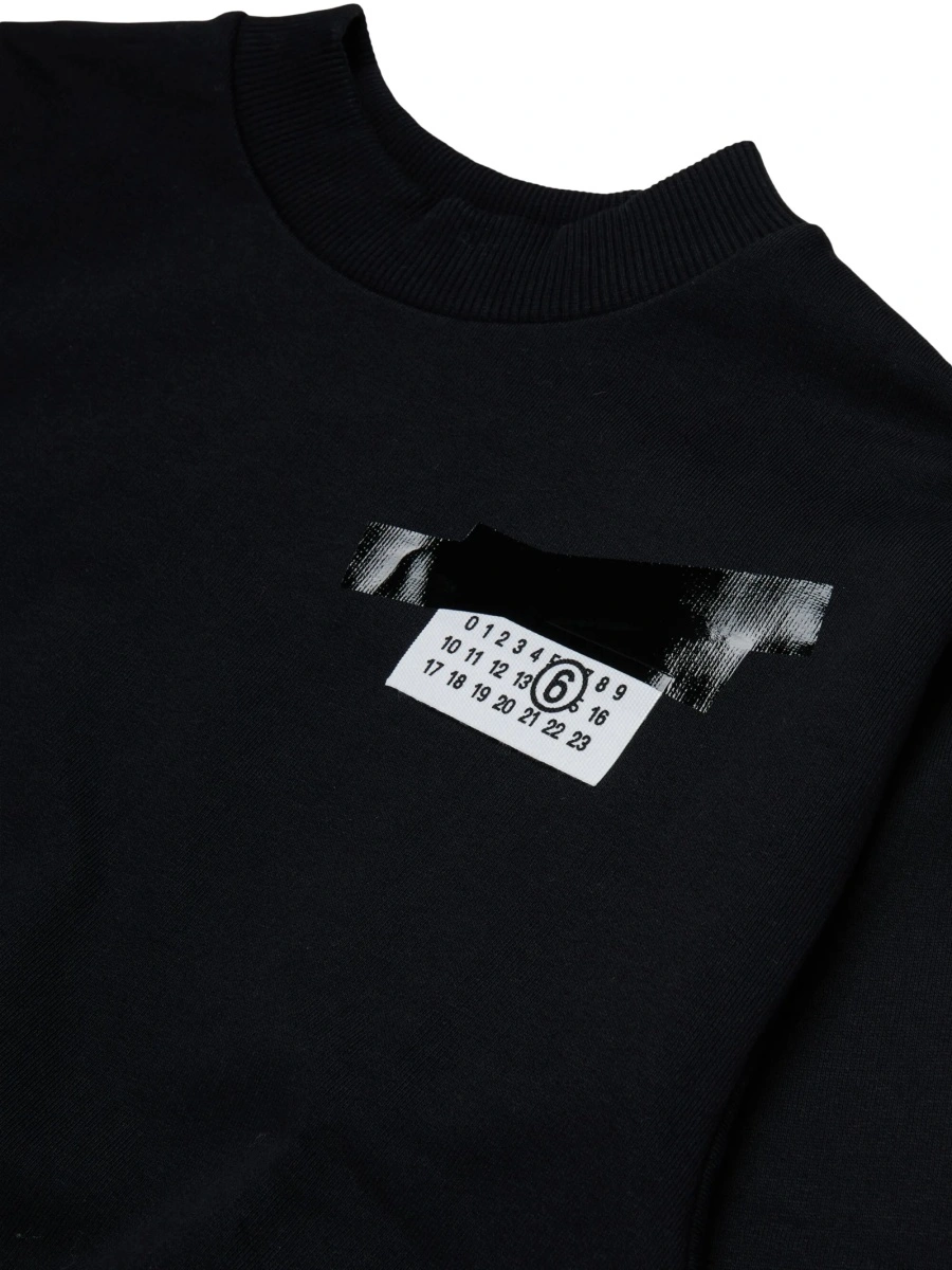 Hanorac MM6 Maison Margiela negru - Img 3
