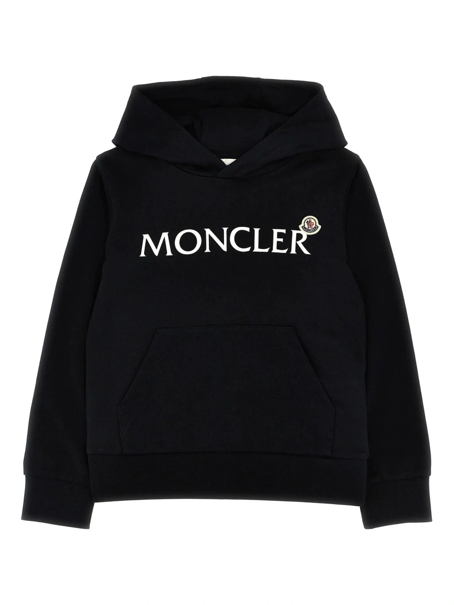 Hanorac Moncler negru din bumbac - Img 6