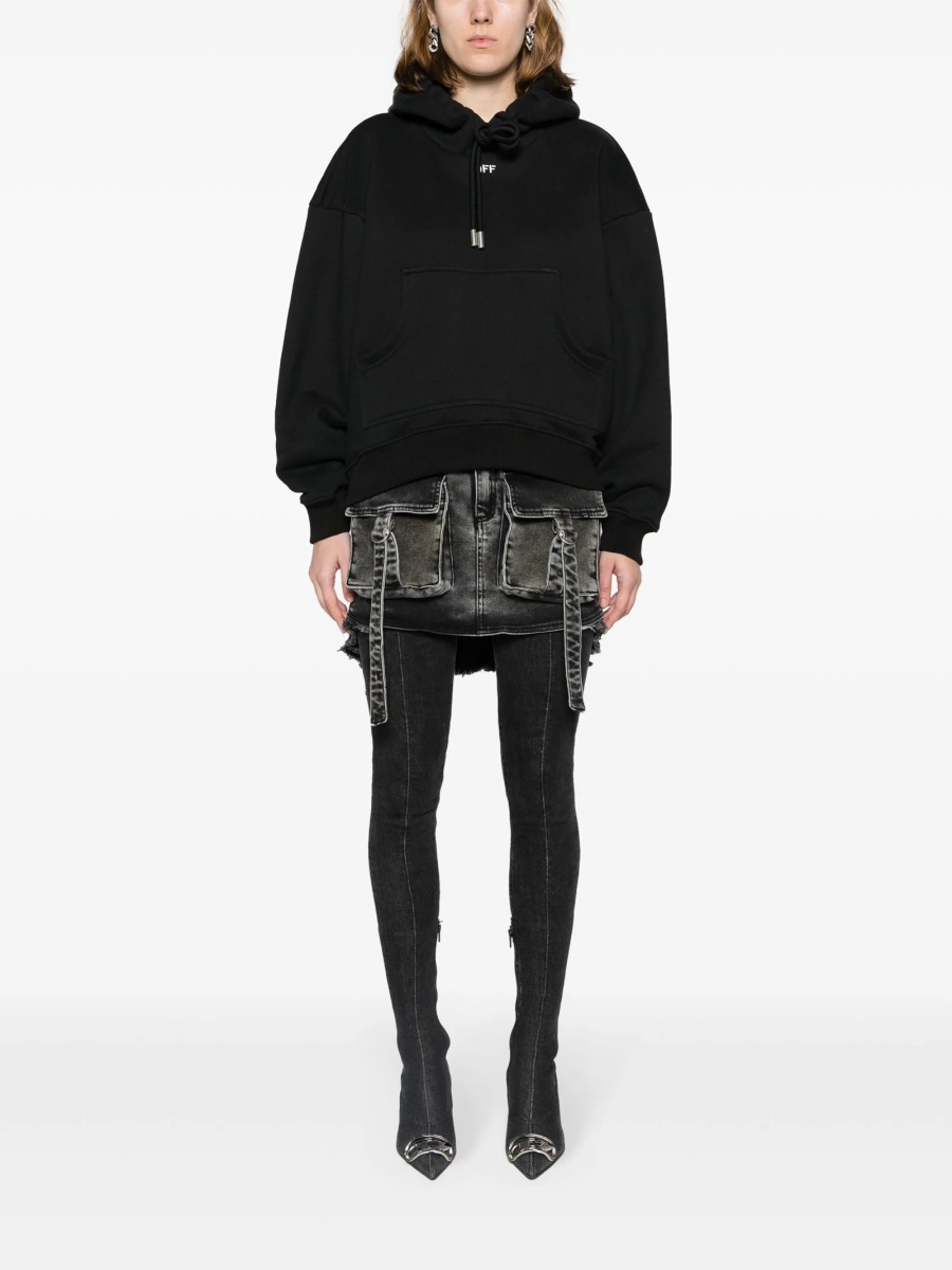 Hanorac Off-White negru - Img 2