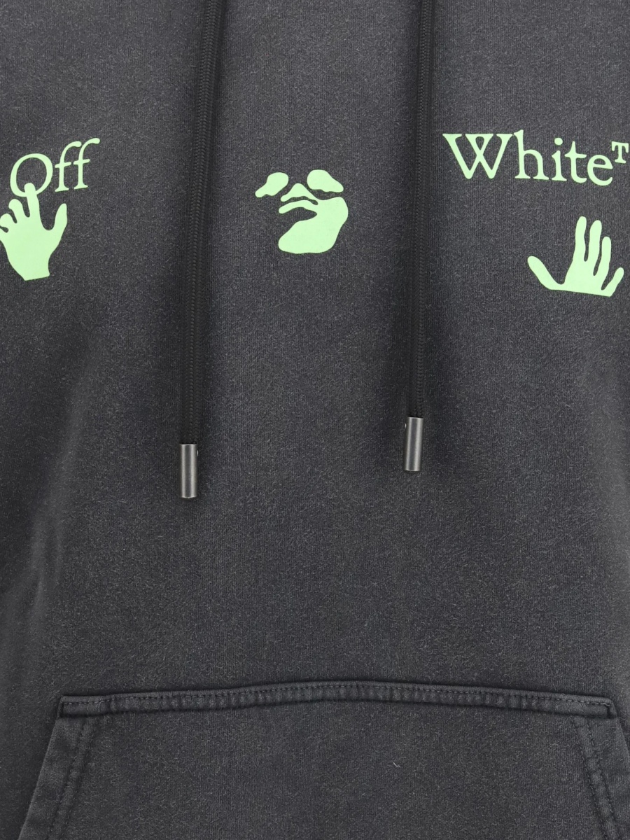 Hanorac Off-White negru - Img 3