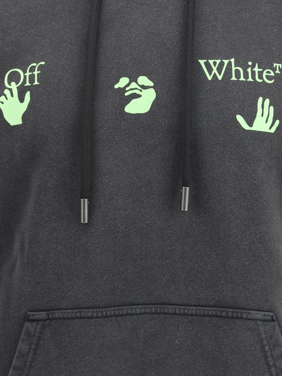 Hanorac Off-White negru - Img 3