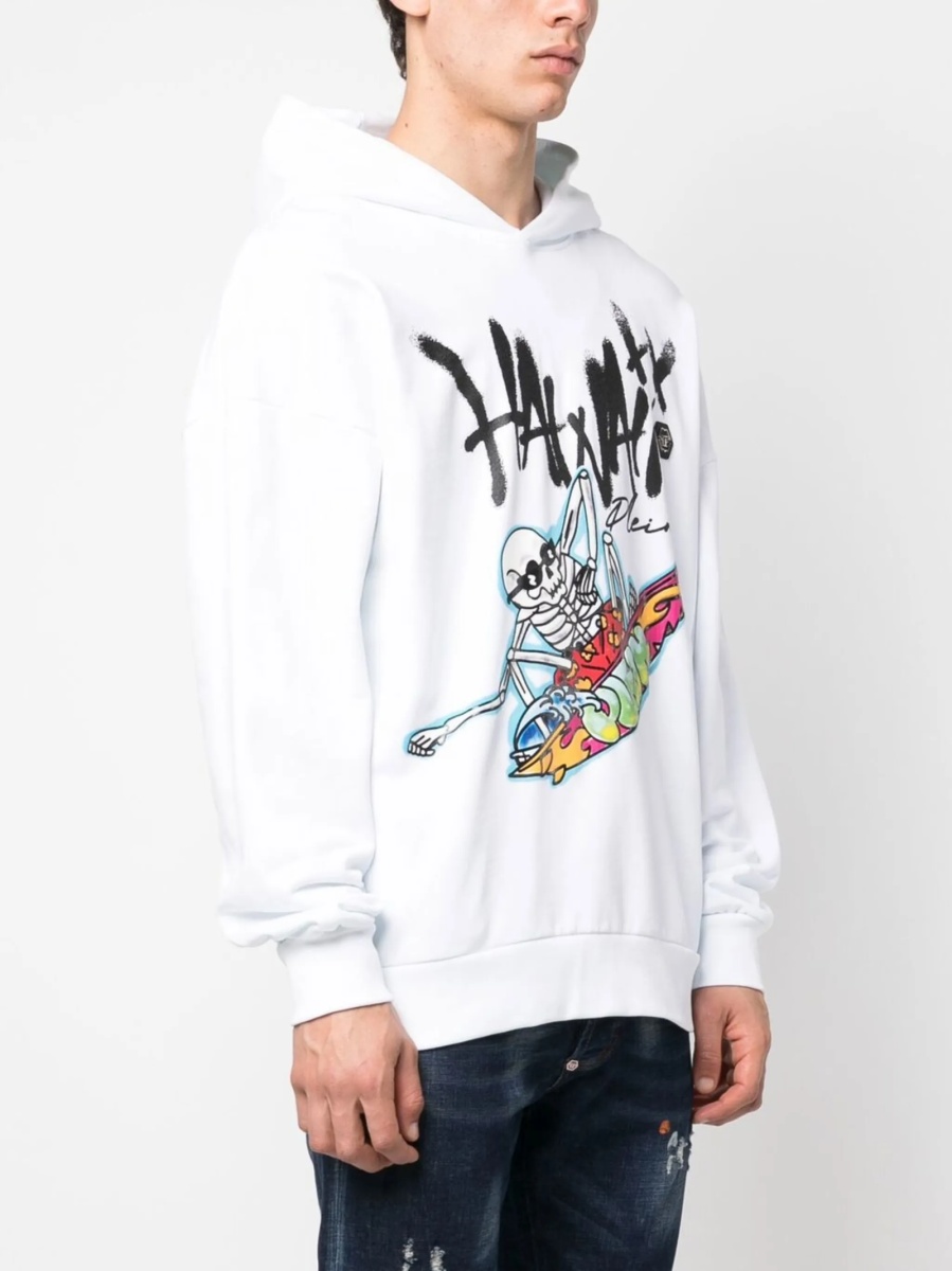 Hanorac Philipp Plein alb - Img 3