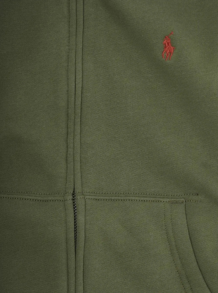 Hanorac Ralph Lauren verde din bumbac - Img 3