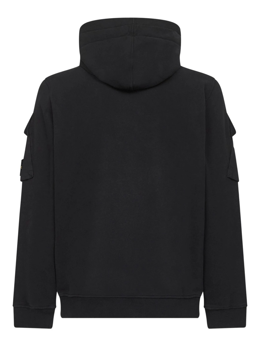 Hanorac Stone Island negru din bumbac - Img 2