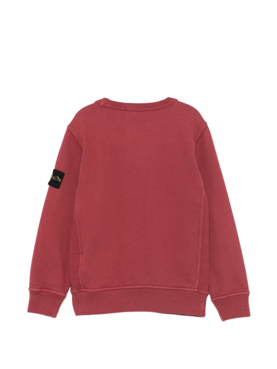 Hanorac Stone Island rosu din bumbac - Img 2