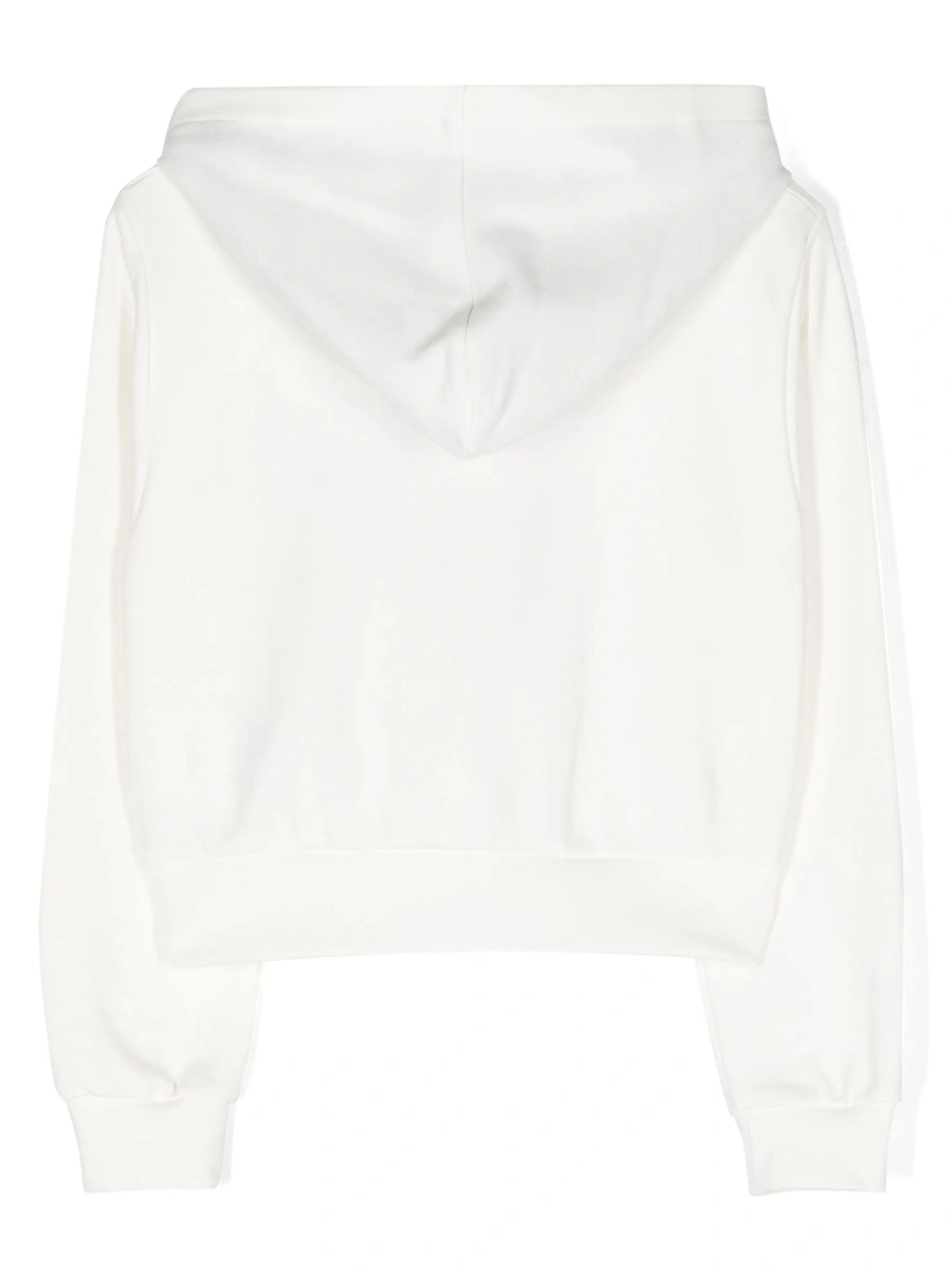 Hanorac Versace alb din vascoza si polyester - Img 2