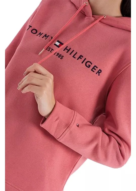 Hanorace LOGO EMBROIDERY DRAWSTRING HOODY - Img 3