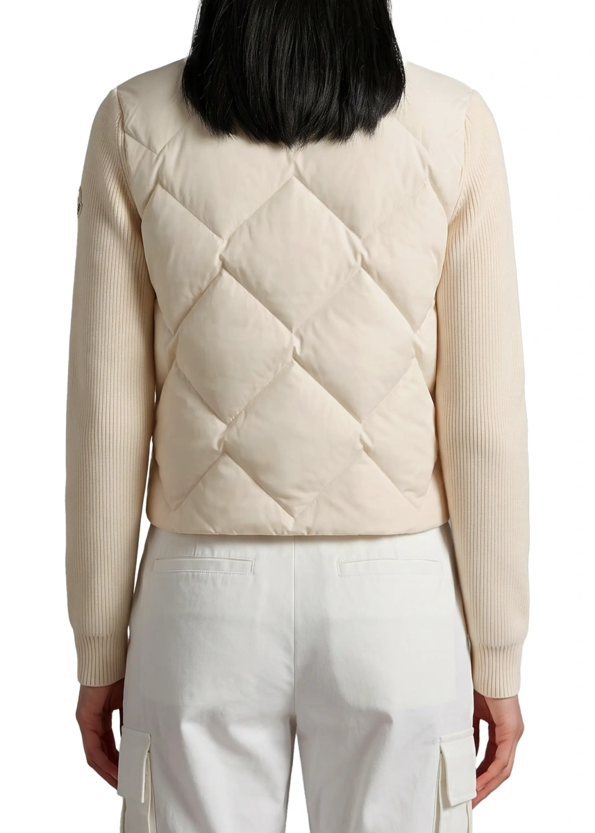 Hanorace Padded Wool And Cashmere Sweatshirt - Img 3