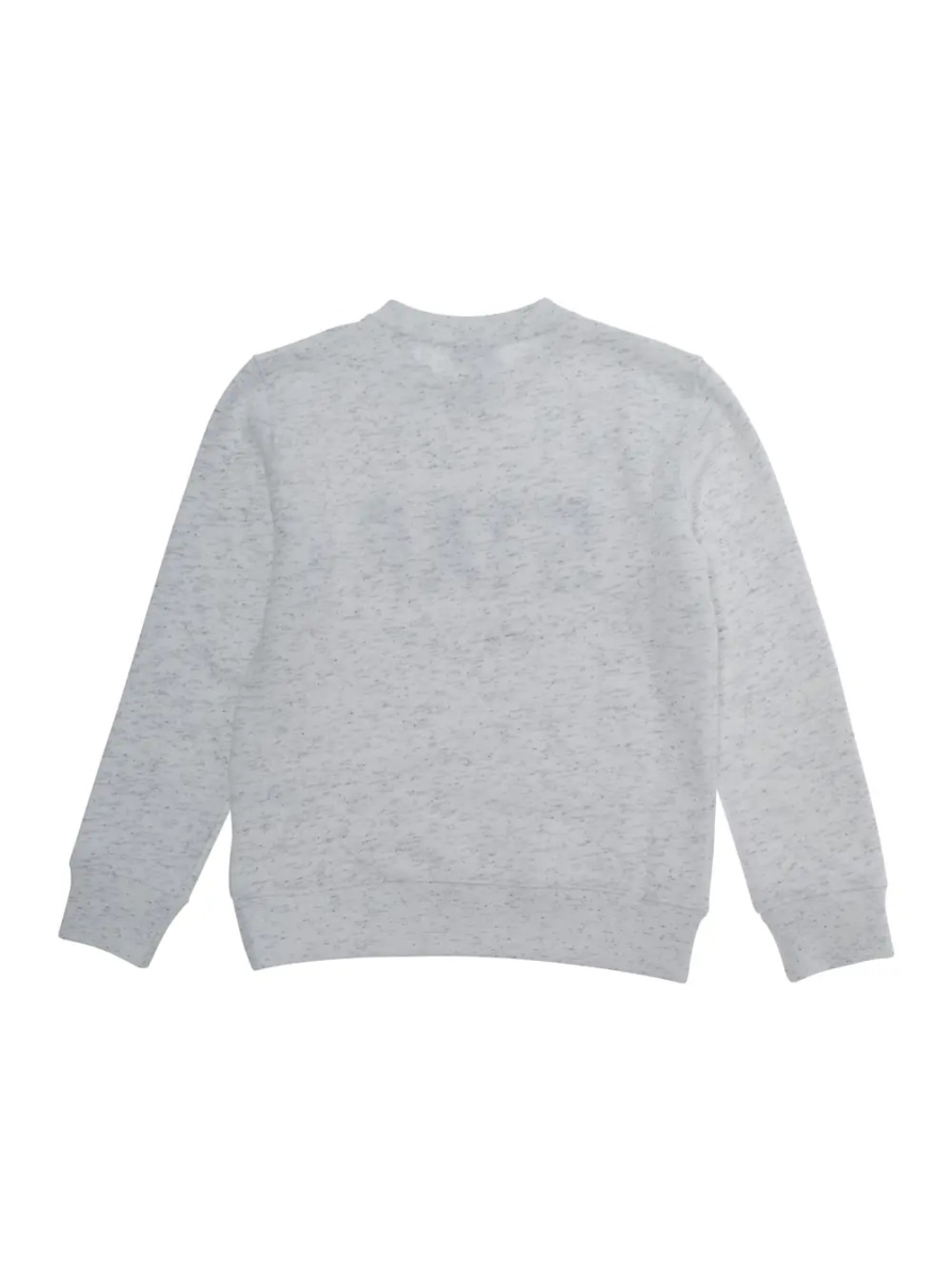 Hanorace Sweatshirt STAR BOY'S CREW NECK SWEATSHIRT with patch and print in cotton Gray Boy - Img 2