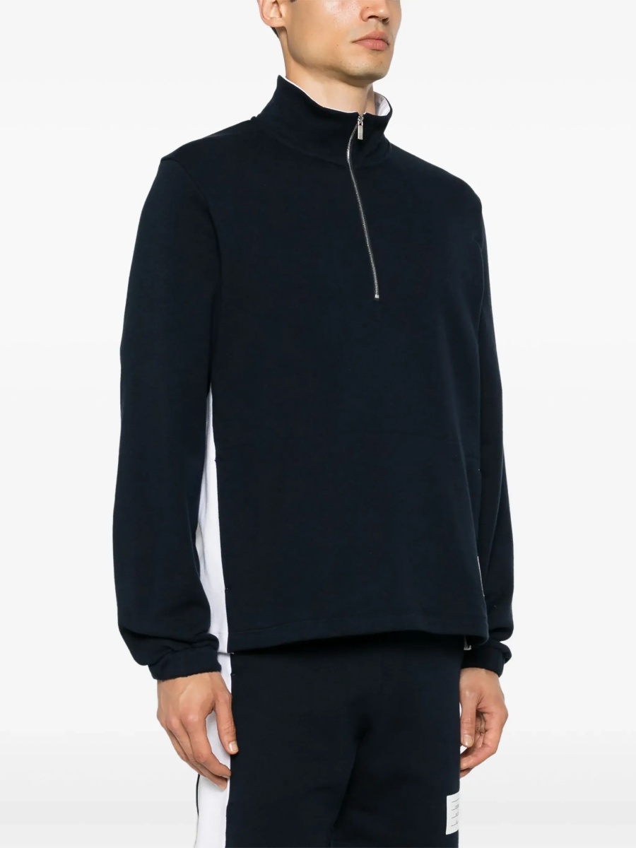 Hanorace Sweatshirt with half zipper and logo - Img 3