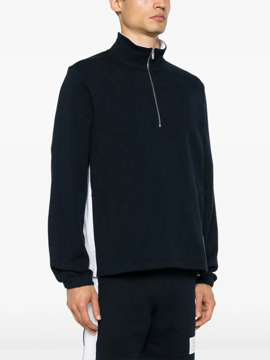 Hanorace Sweatshirt with half zipper and logo - Img 3