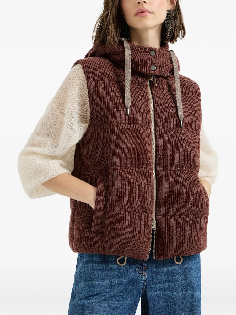 Hooded Down Vest - Img 4