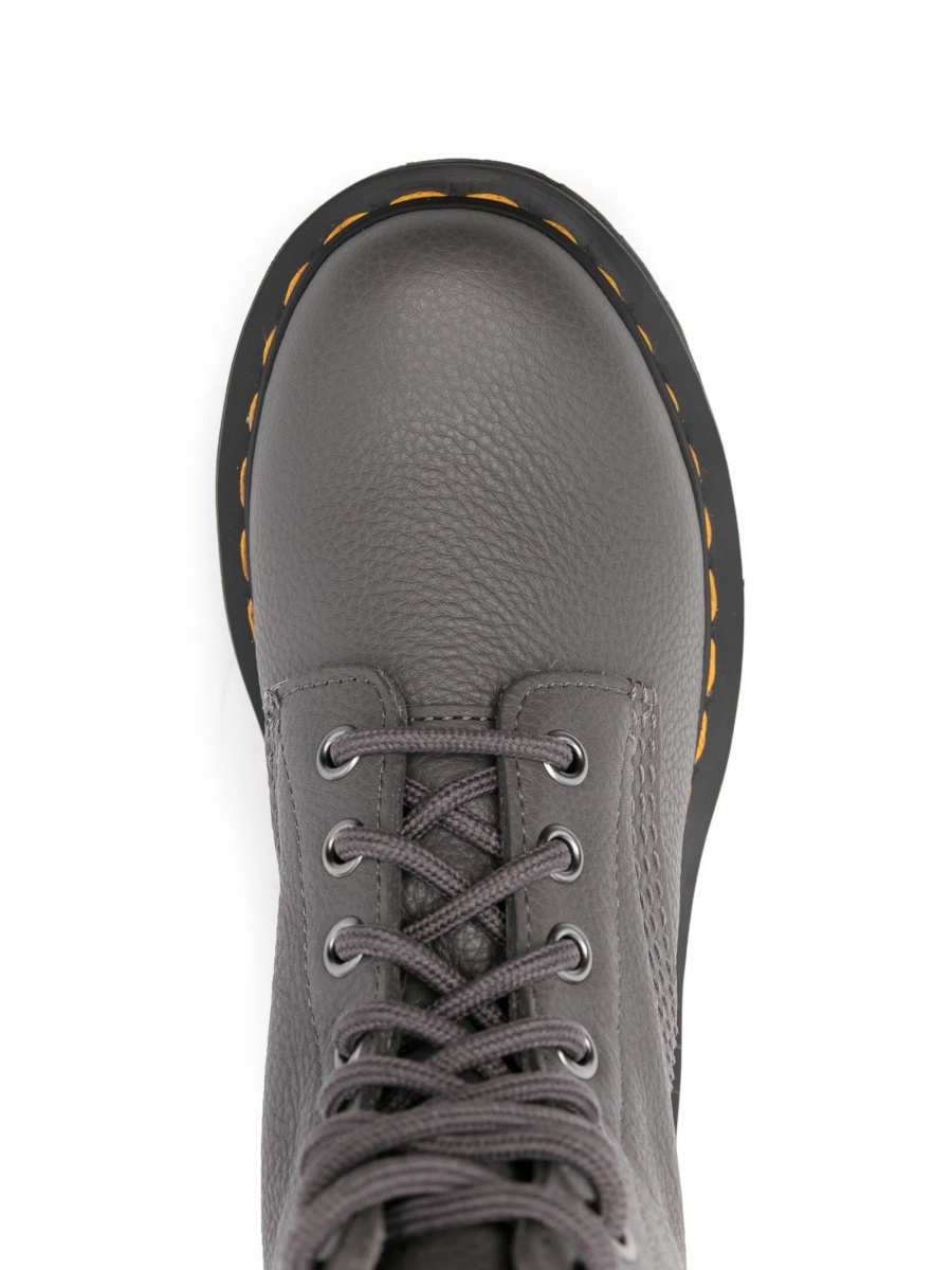Incaltaminte Dr. Martens gri din piele - Img 4