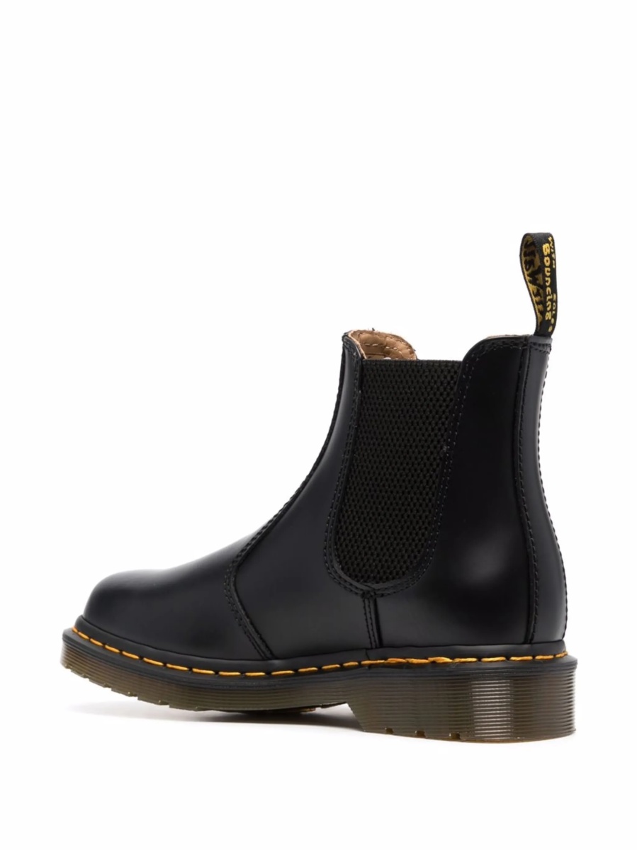 Incaltaminte Dr. Martens neagra din material textil si piele - Img 3