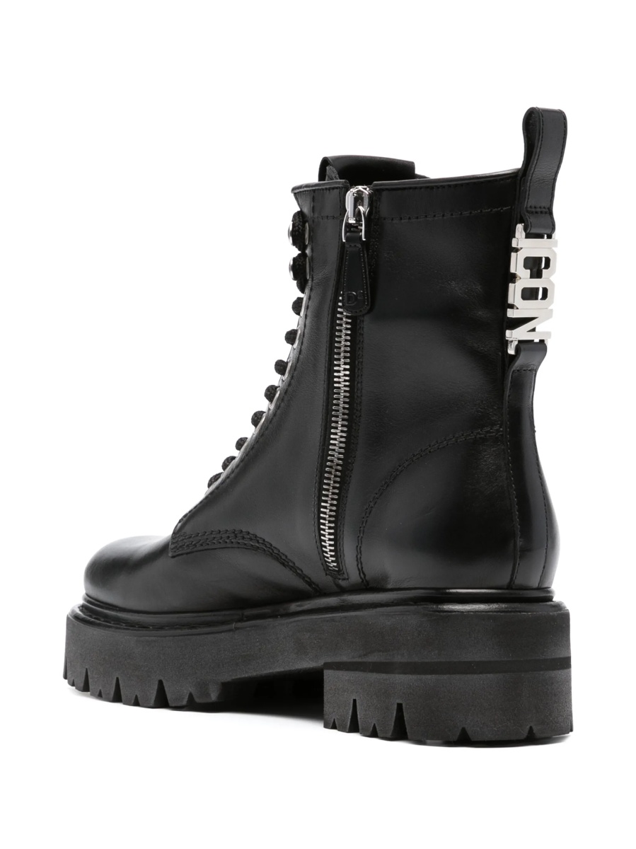 Incaltaminte DSQUARED2 neagra din piele - Img 3